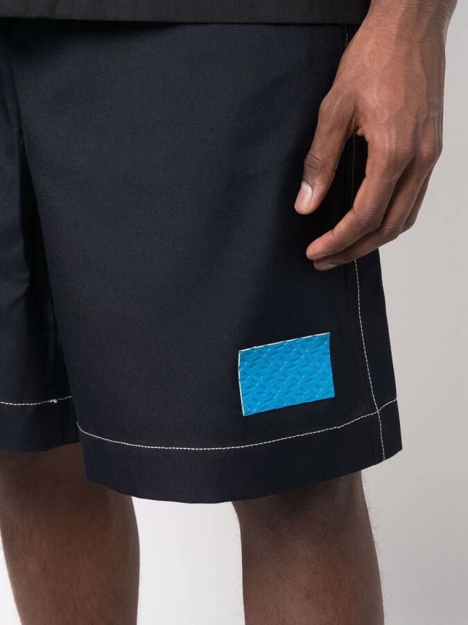 Sunnei Shorts met elastische taille Blauw