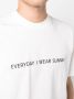 Sunnei T-shirt met tekst Wit - Thumbnail 5