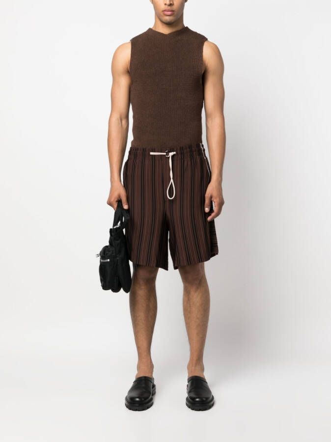 Sunnei Shorts met trekkoordtaille Bruin