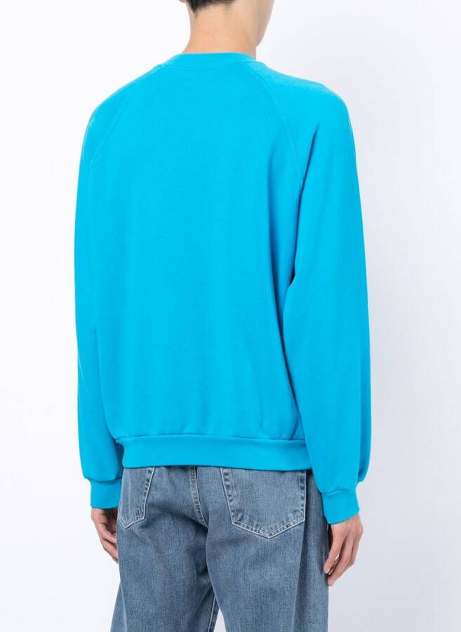 Sunnei Sweater met logoprint Blauw
