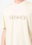 Sunnei T-shirt met geborduurd logo Beige - Thumbnail 5