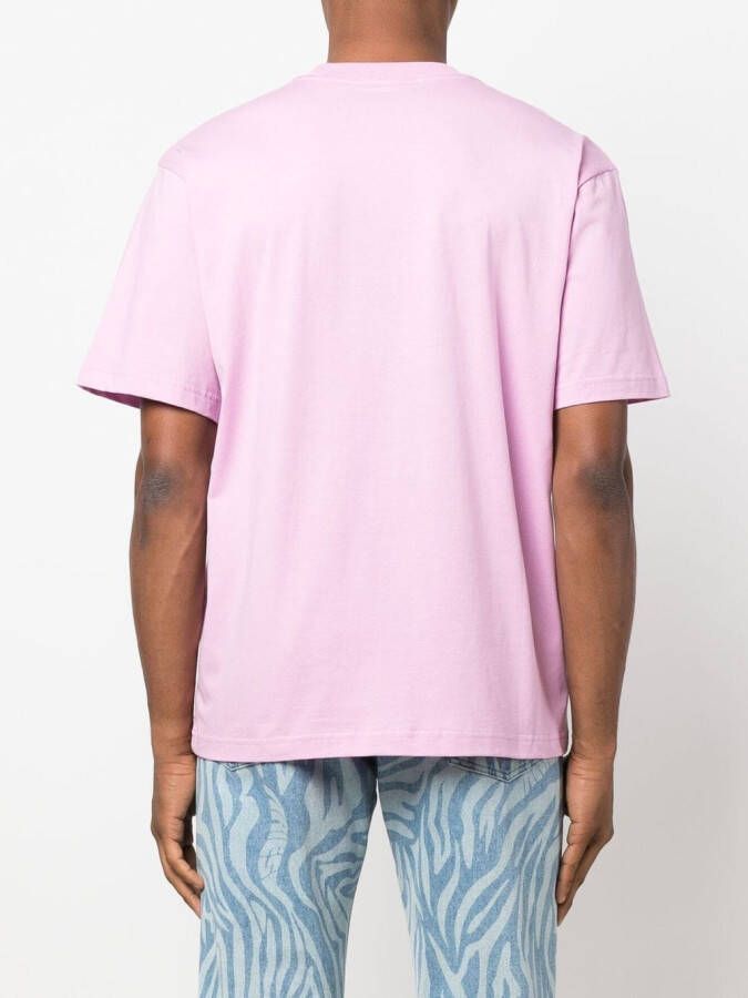 Sunnei T-shirt met geborduurd logo Roze