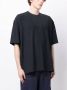 Sunnei T-shirt met logo-reliëf Blauw - Thumbnail 4