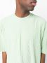 Sunnei T-shirt met monogram-reliëf Groen - Thumbnail 5