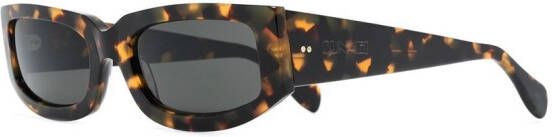 Sunnei Zonnebril met schildpadschild design Bruin