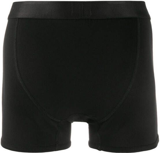 Sunspel Effen boxershorts Zwart