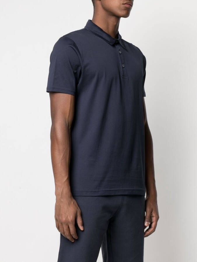 Sunspel Effen poloshirt Blauw