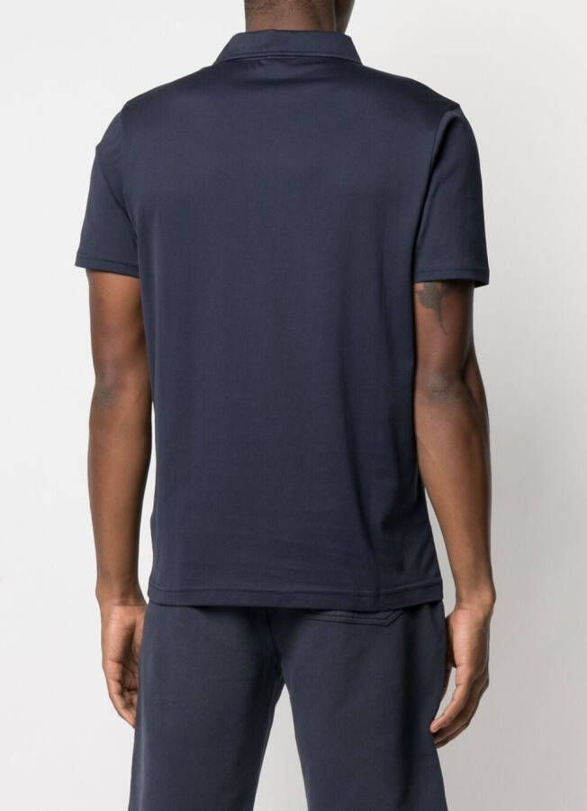 Sunspel Effen poloshirt Blauw