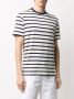 Sunspel Gestreept T-shirt Blauw - Thumbnail 3