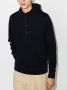 Sunspel Hoodie met trekkoord Zwart - Thumbnail 2