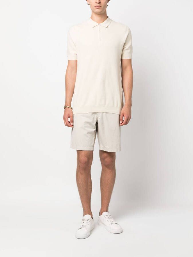 Sunspel Katoenen poloshirt Beige