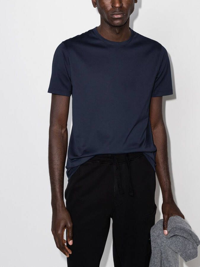 Sunspel Klassiek T-shirt Blauw
