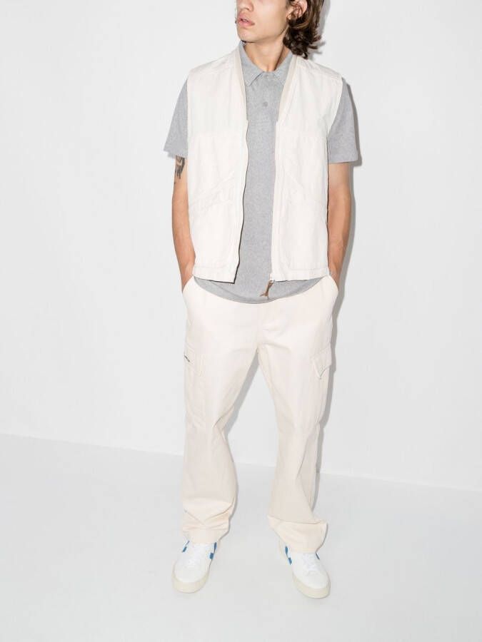 Sunspel Poloshirt met korte mouwen Grijs