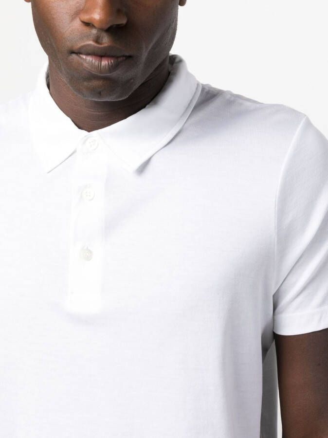 Sunspel Katoenen poloshirt Wit