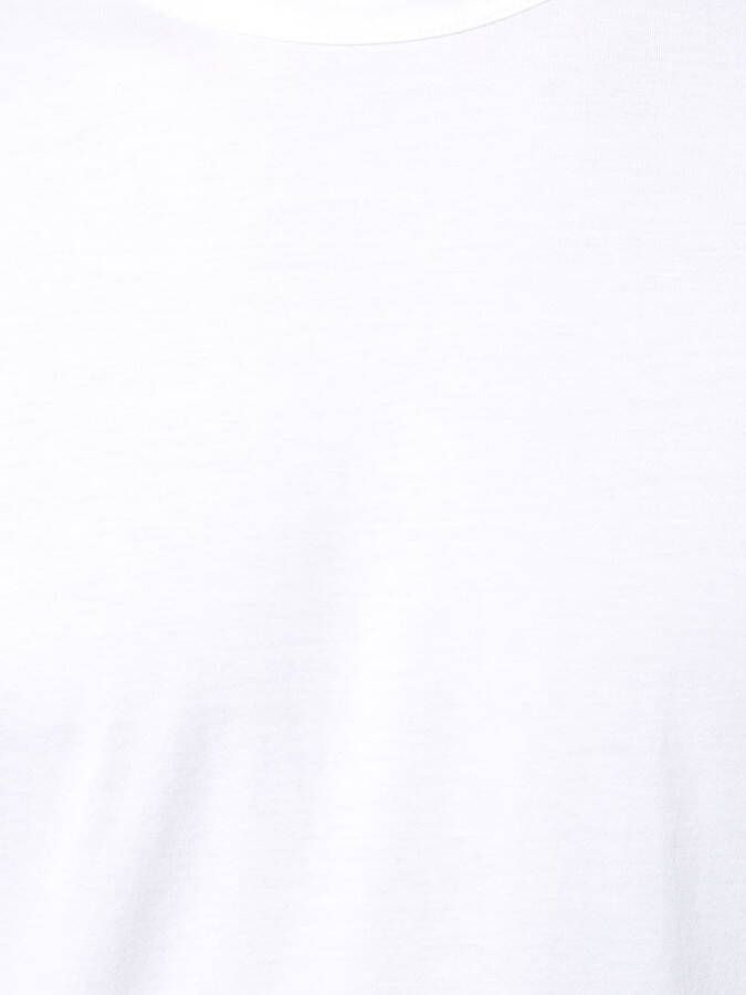 Sunspel T-shirt met ronde hals Bruin