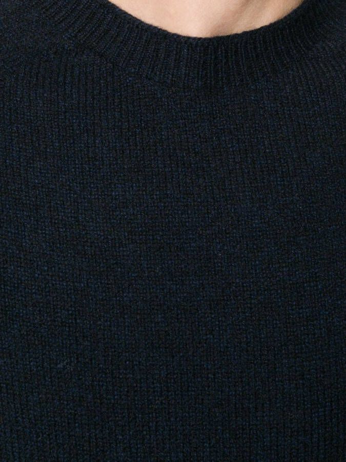 Sunspel trui met ronde hals Blauw
