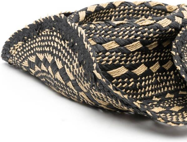 Super Duper Hats Geweven hoed Zwart