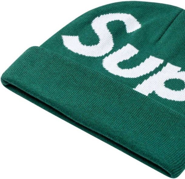 Supreme Muts met logo Groen
