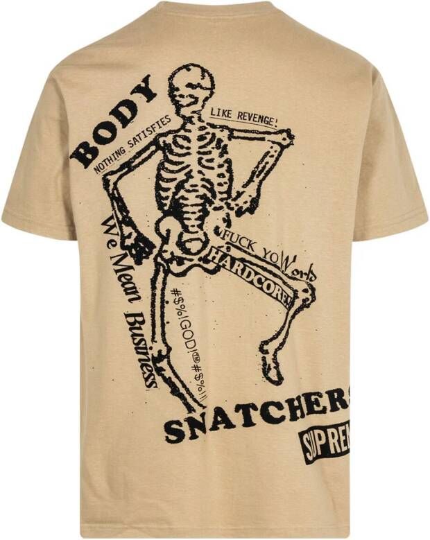 Supreme T-shirt met print Beige