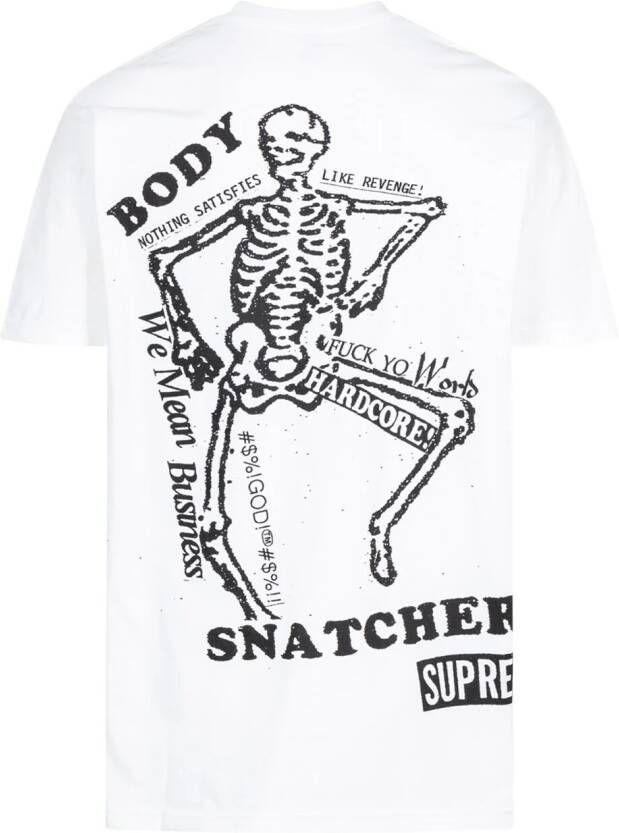 Supreme T-shirt met print Wit