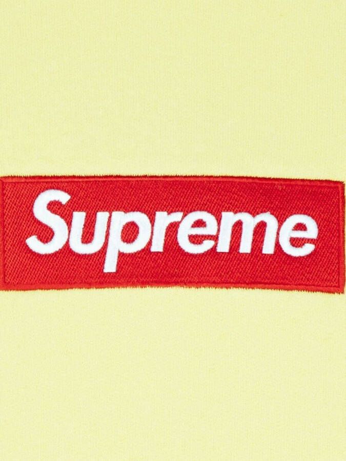 Supreme Sweater met logo Geel