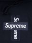 Supreme Hoodie met logo Blauw - Thumbnail 3