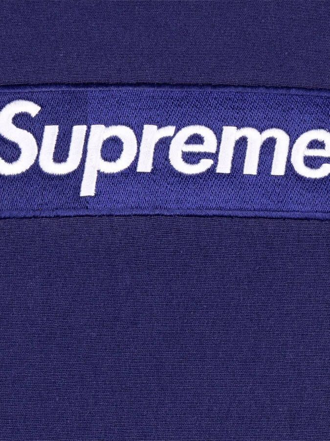 Supreme Hoodie met logo Blauw
