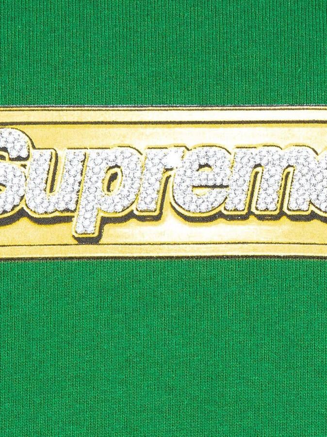 Supreme Hoodie met logo Groen