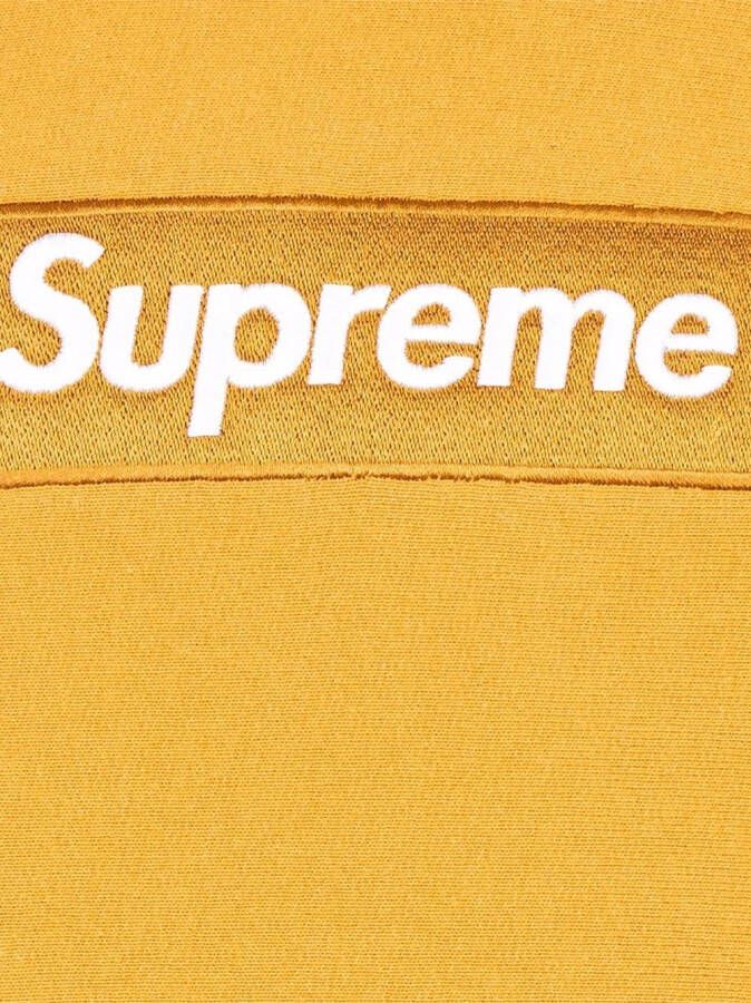 Supreme Hoodie met logo Oranje
