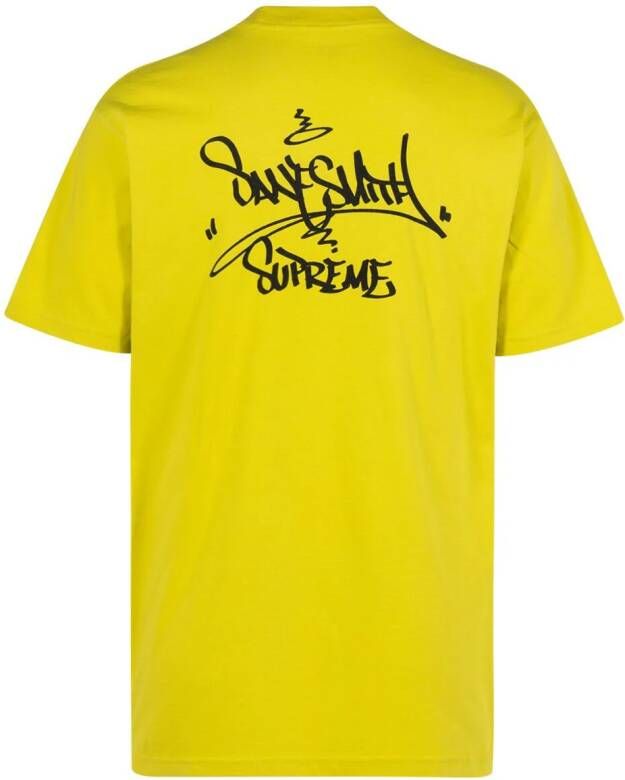 Supreme Katoenen T-shirt Geel
