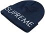 Supreme Muts met geborduurd logo Blauw - Thumbnail 3