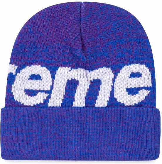 Supreme Muts met logo Blauw