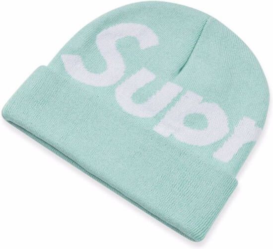 Supreme Muts met logo Blauw