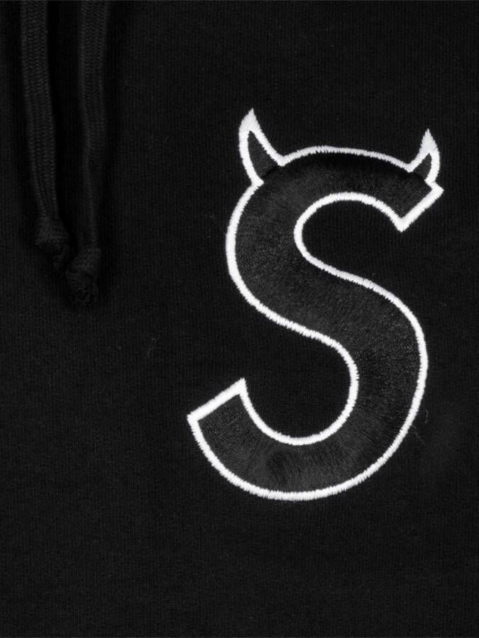 Supreme Hoodie met logo Zwart