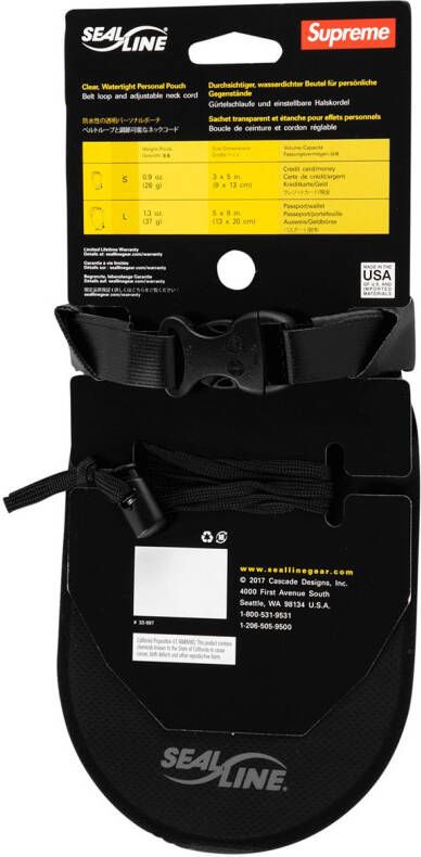 Supreme SealLine See grote buidel Zwart