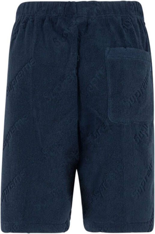 Supreme Shorts met jacquard logo Blauw