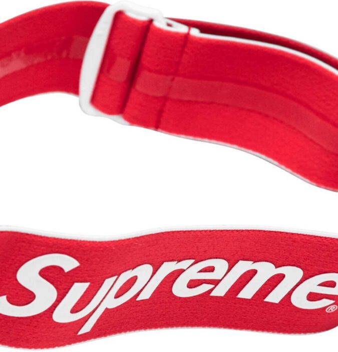 Supreme Skibril met logoprint Rood