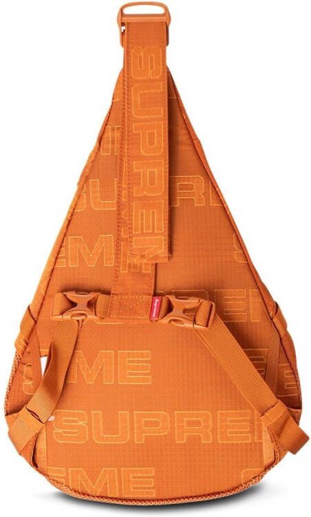 Supreme Sling schoudertas met logoprint Oranje