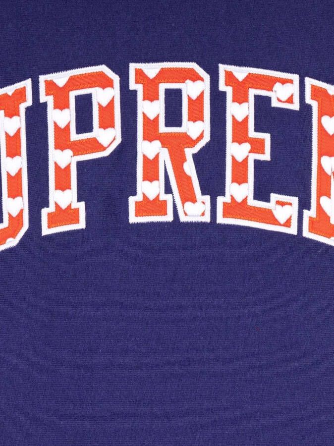 Supreme "SS21 hoodie met print" Blauw
