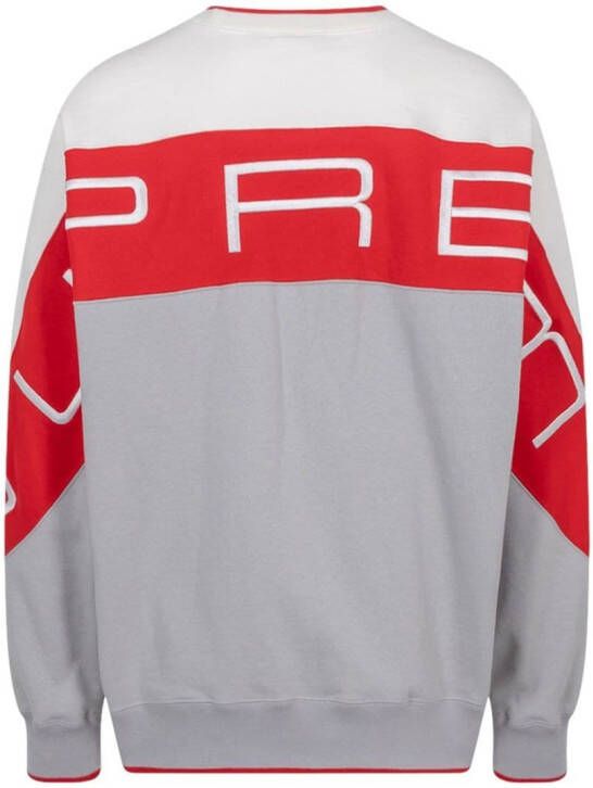 Supreme Sweater met geborduurd logo Wit