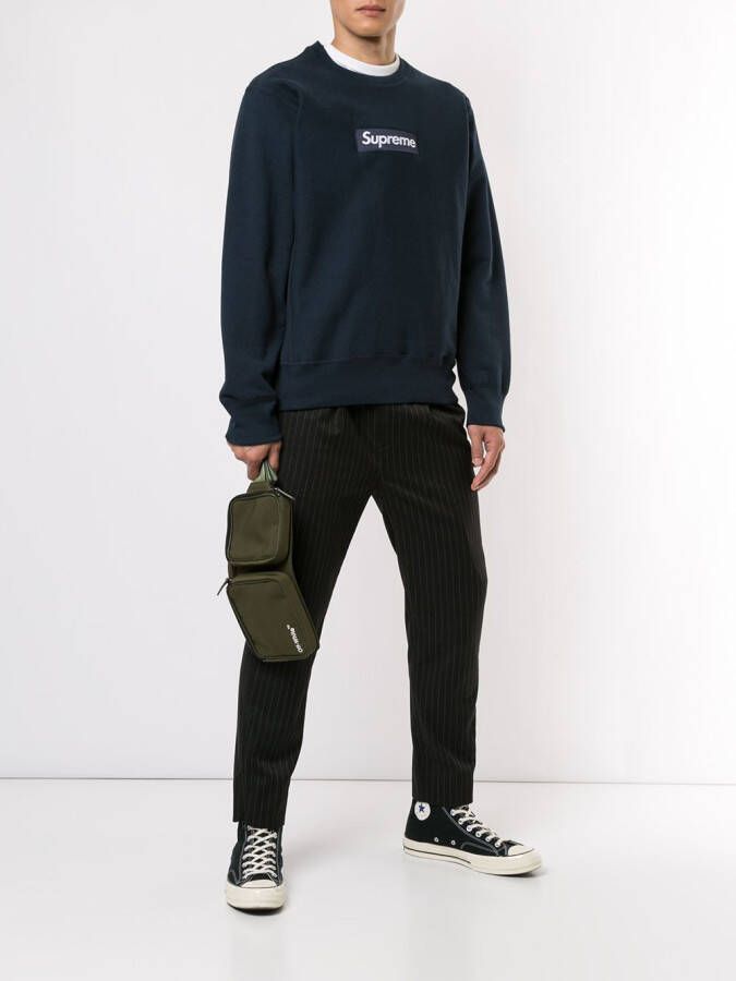 Supreme Sweater met logo Blauw
