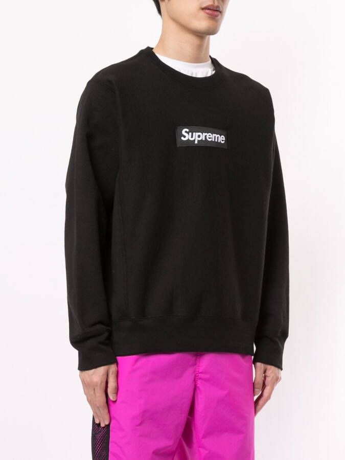 Supreme Sweater met logo Zwart