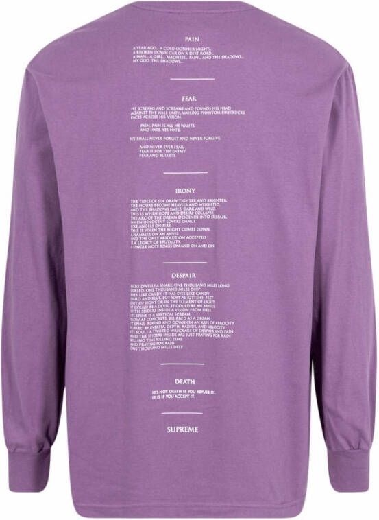 Supreme Sweater met print Roze