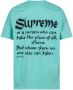 Supreme T-shirt met korte mouwen Blauw - Thumbnail 2