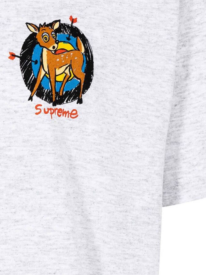 Supreme T-shirt met korte mouwen Grijs