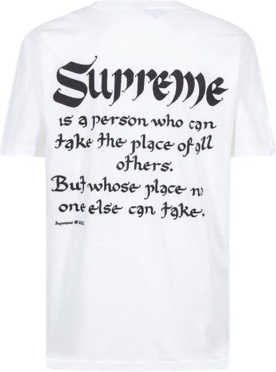 Supreme Person T-shirt Wit