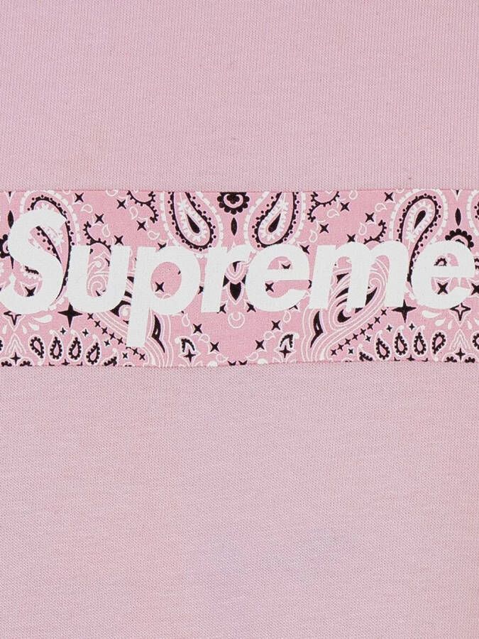 Supreme T-shirt met logo Roze
