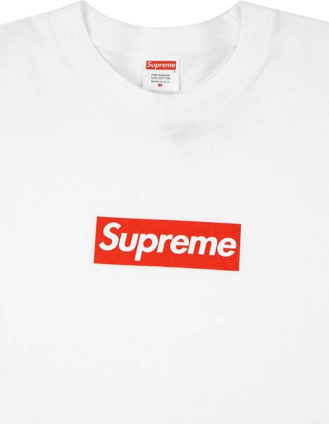 Supreme T-shirt met logo Wit