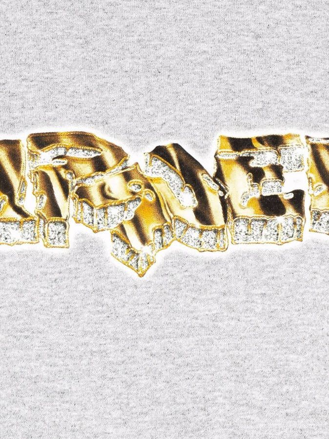 Supreme T-shirt met logoprint Grijs