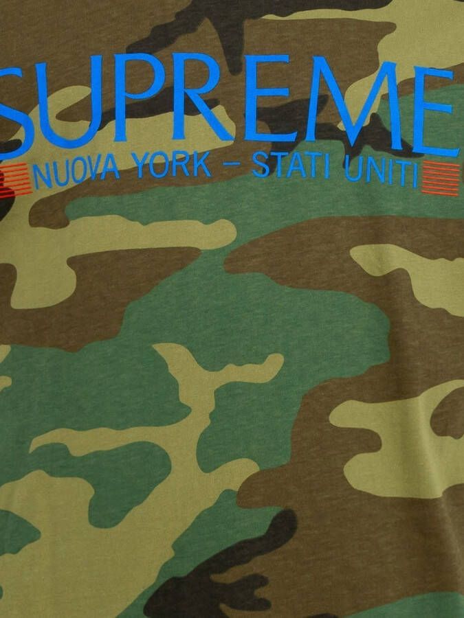 Supreme T-shirt met print Bruin